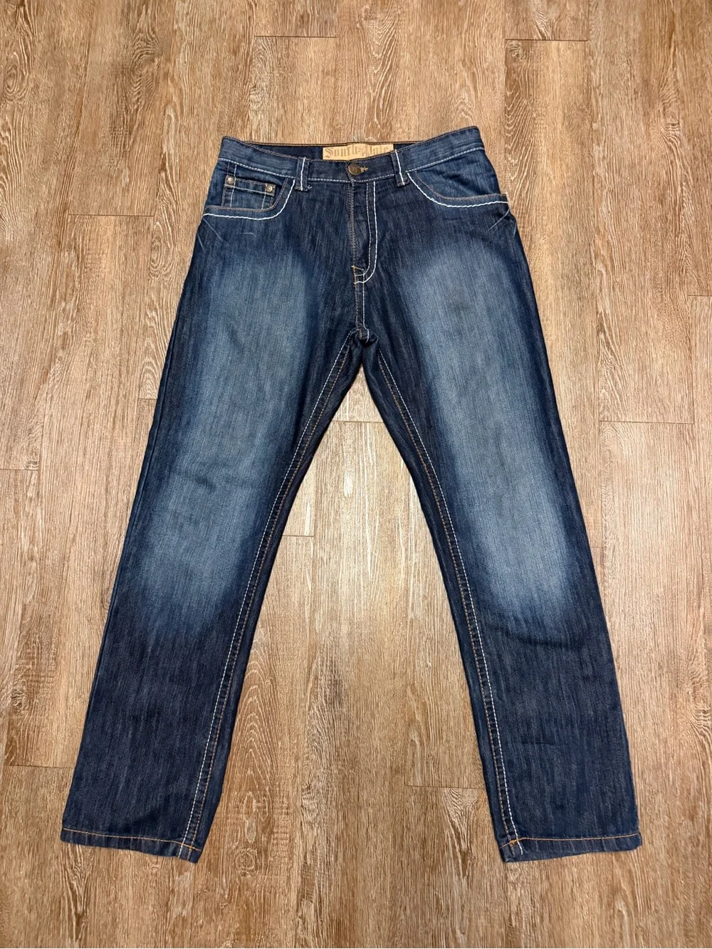 South Pole Men's Indigo Straight Jeans